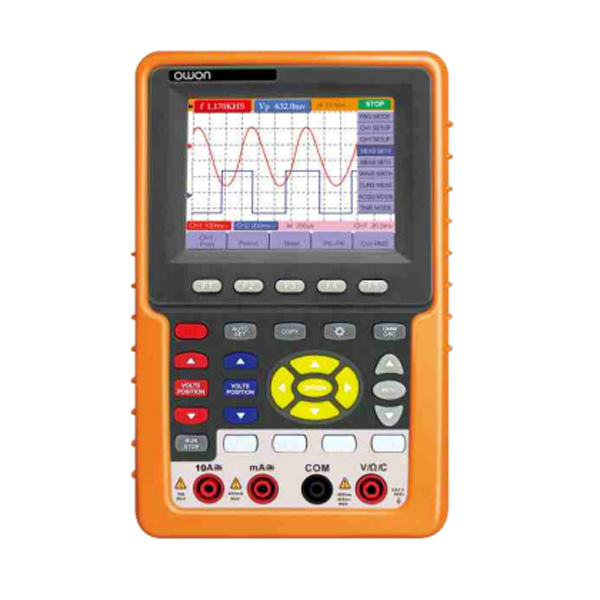 Owon Oscillioscope HandHeld Scope, 20 MHz, 2CH with Multimeter, Colour LCD, USB+Software